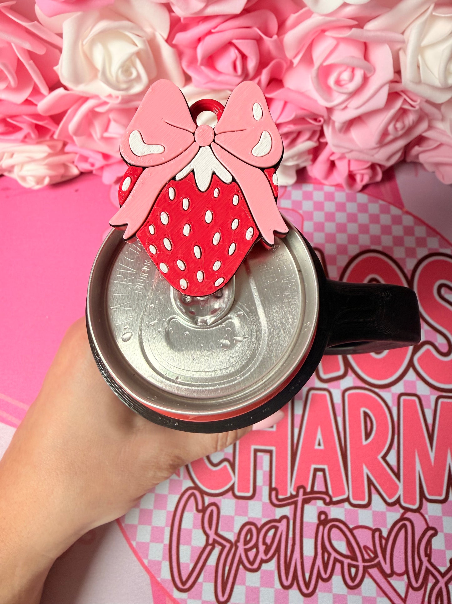 Strawberry Can Tab Opener