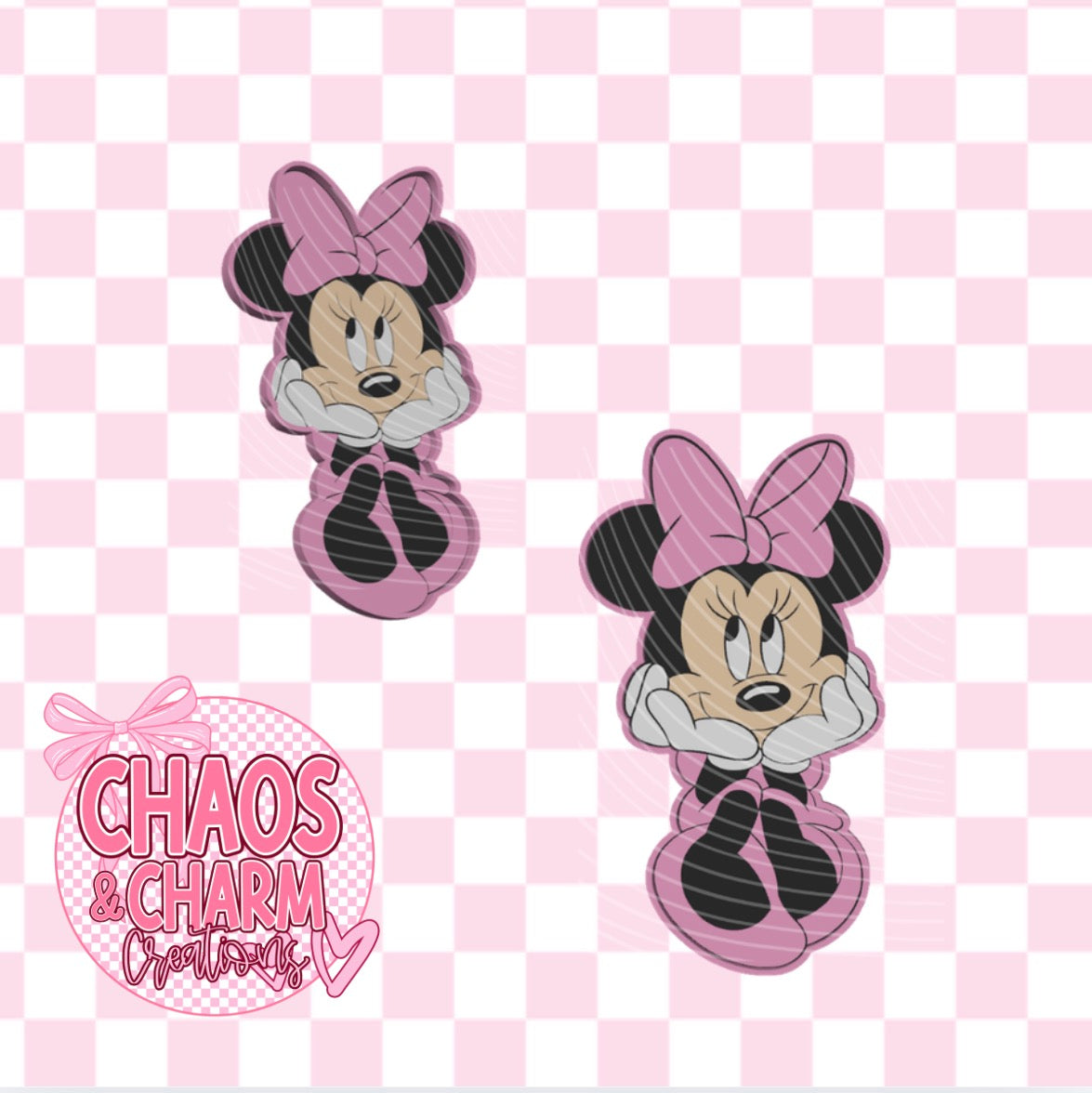 Girl Mouse with Bow Mini Tray
