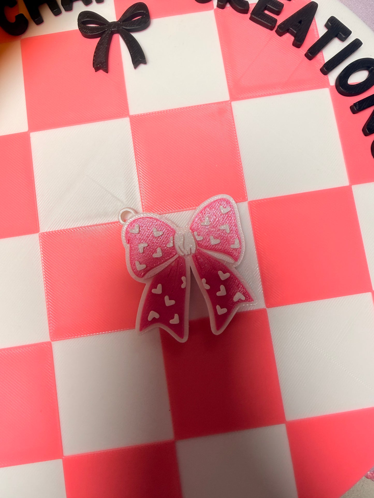 Bow pop tab nail saver