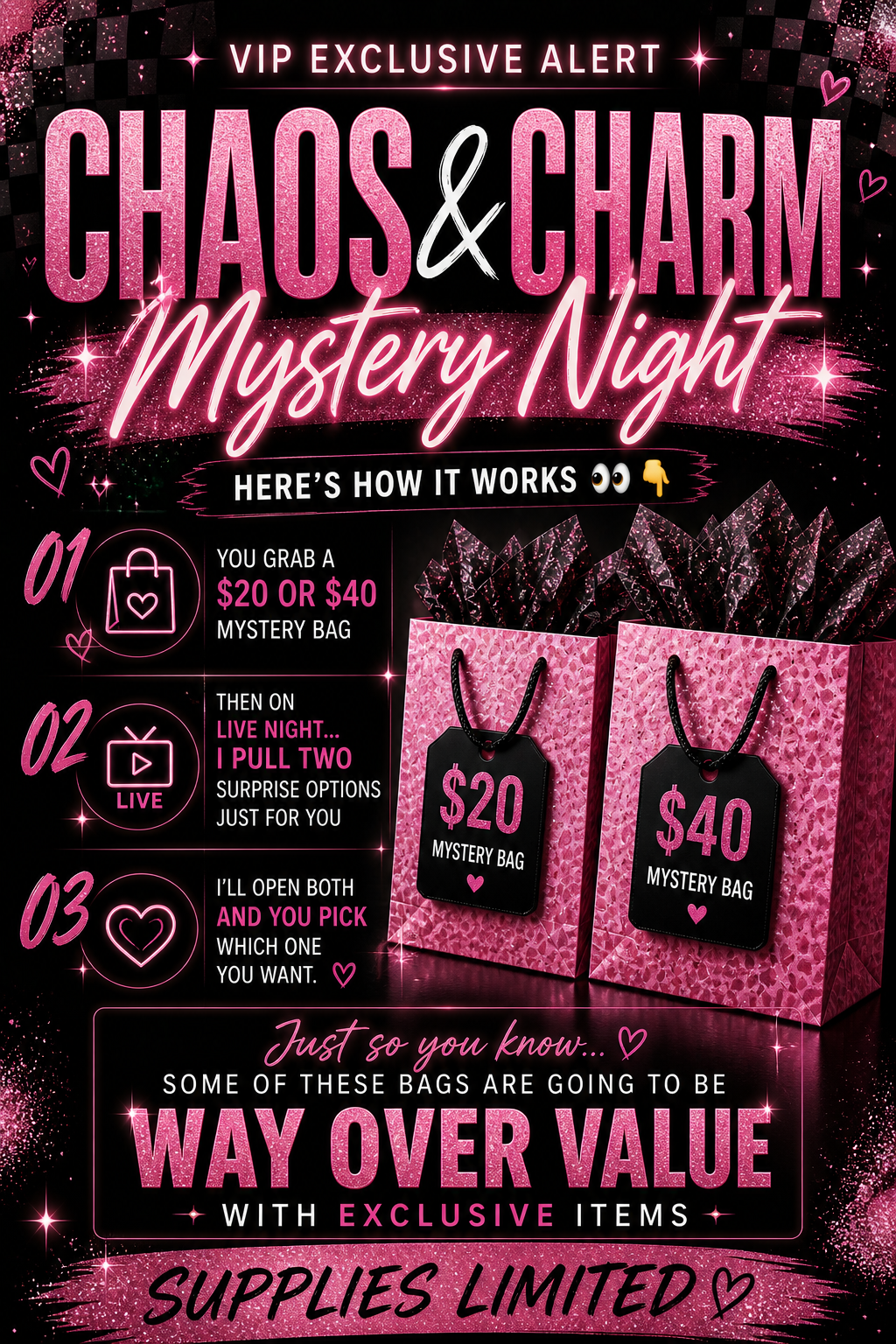 MYSTERY BAGS - GAME NIGHT