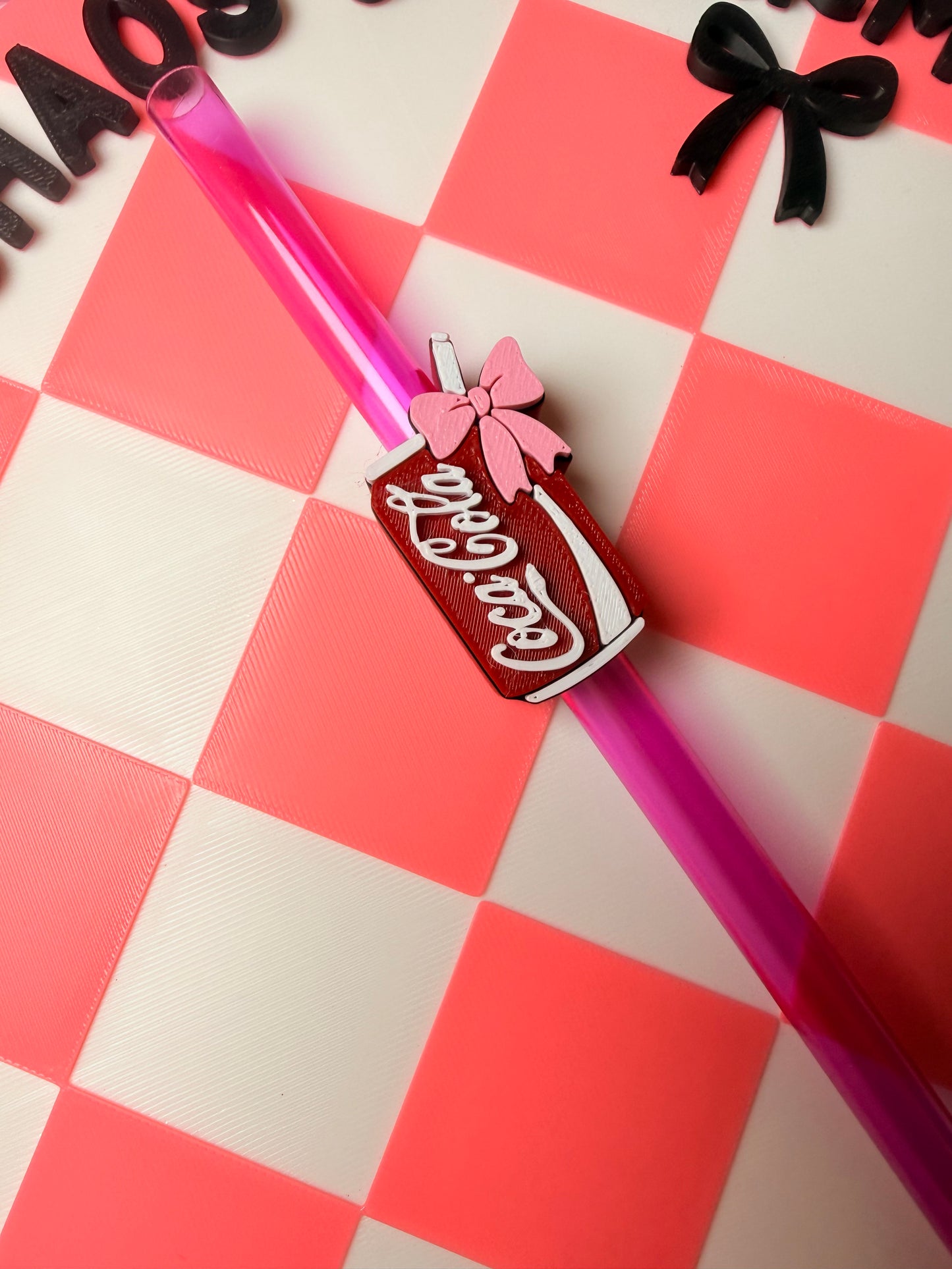 Cola Straw Topper