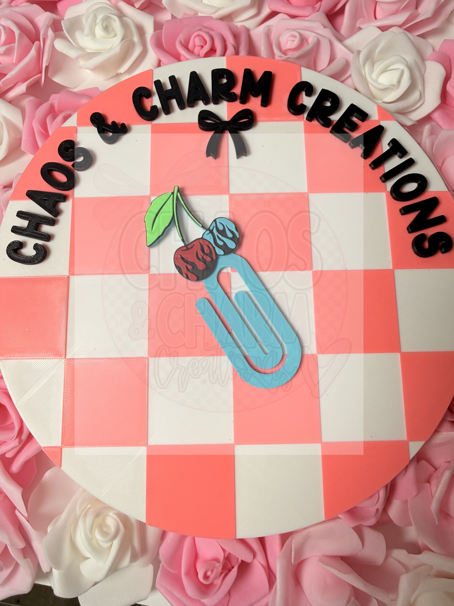Flame Cherry Jumbo 3D Clip