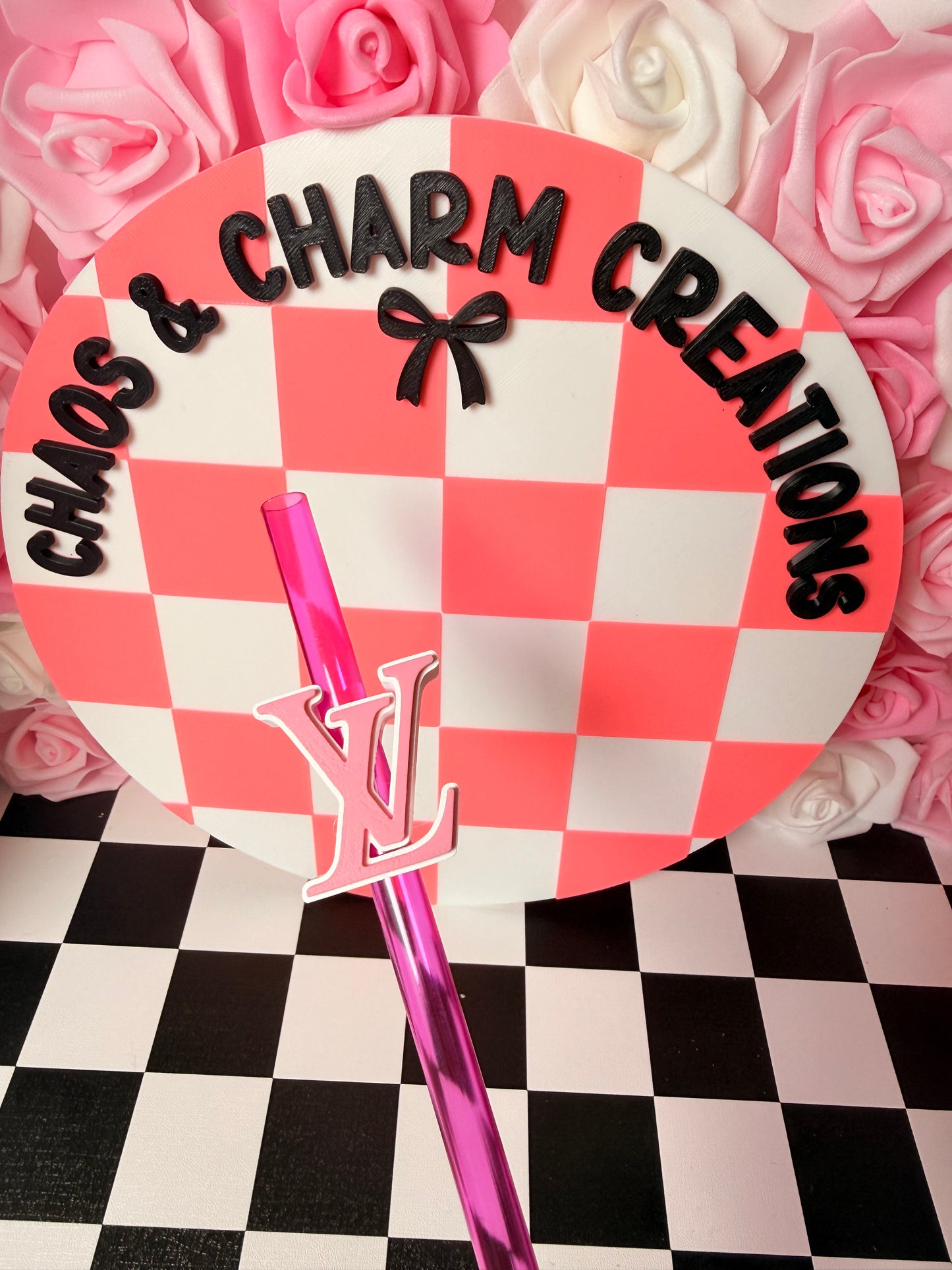 Designer Straw Topper