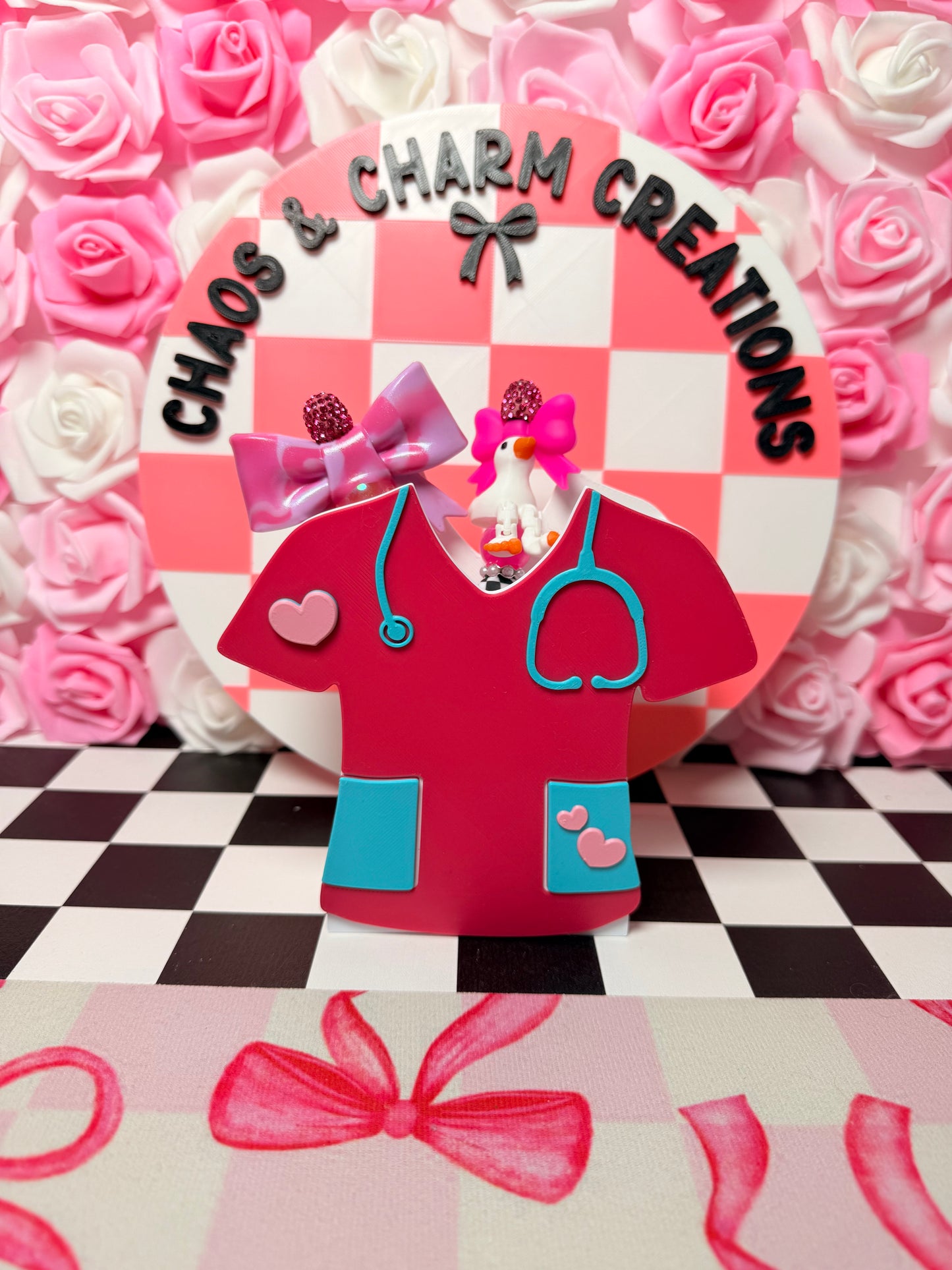 Scrub Top  Pen Box