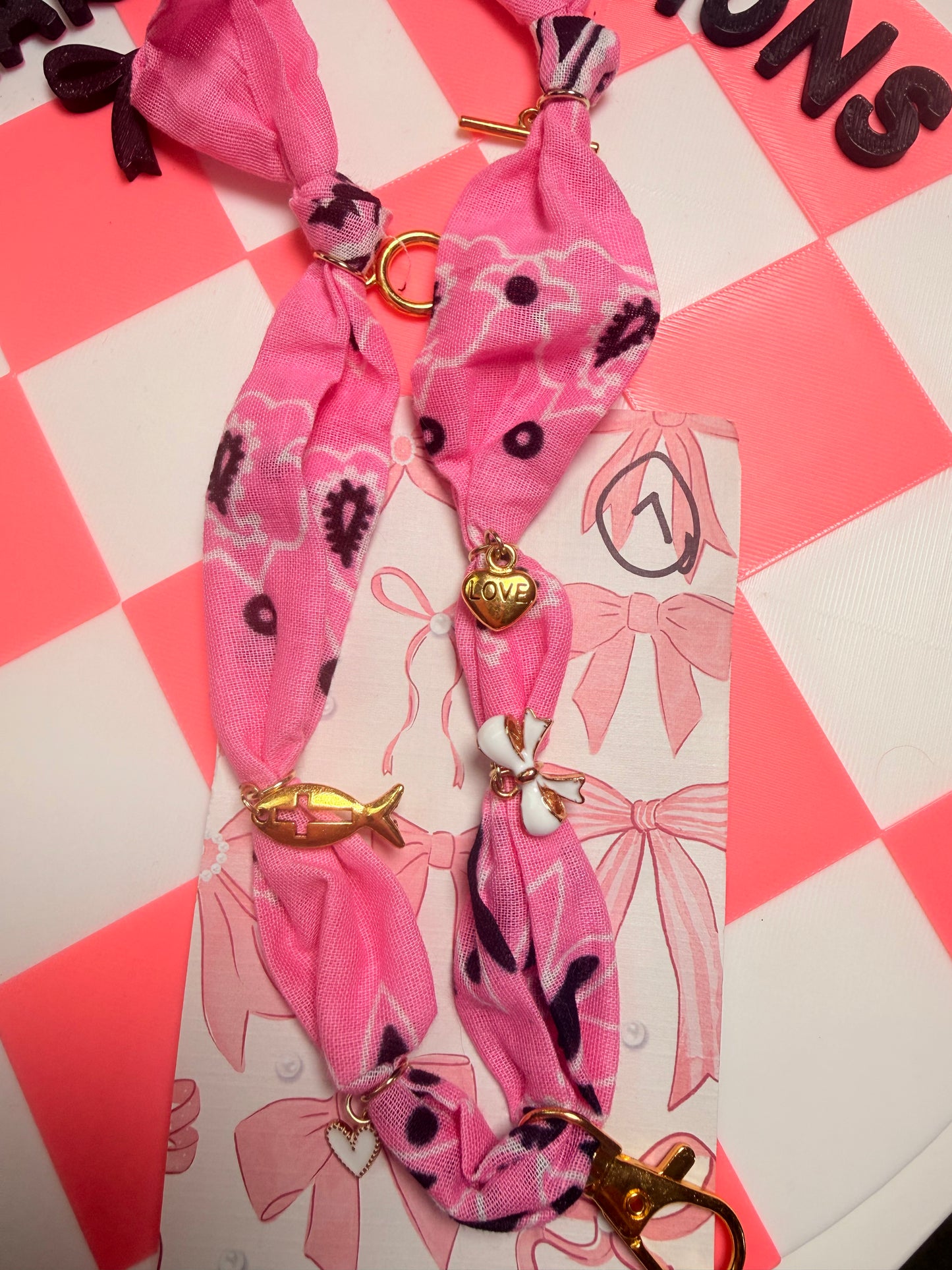 Bandana Charm Freshie Hanger