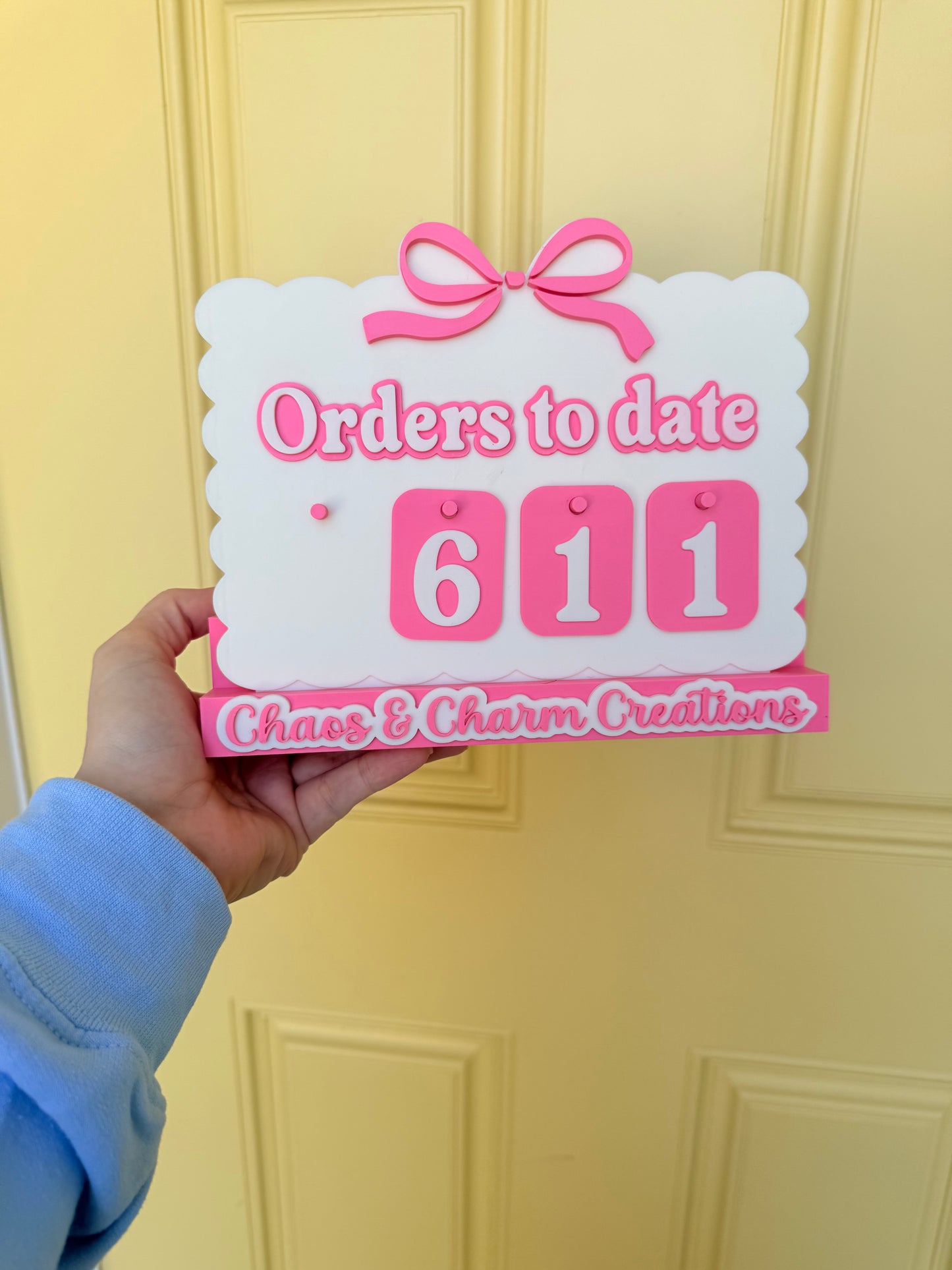 Orders to Date Counter