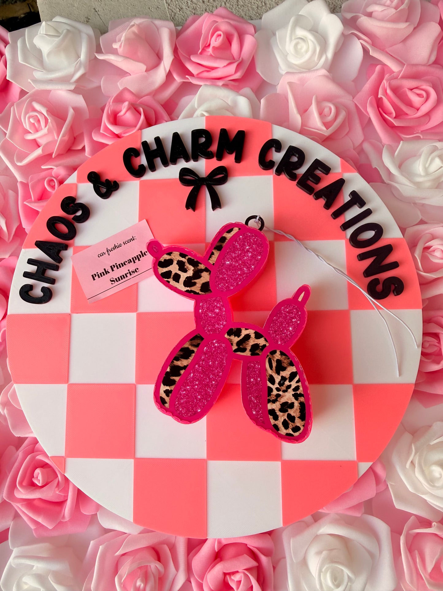 Leopard Balloon Dog Freshie
