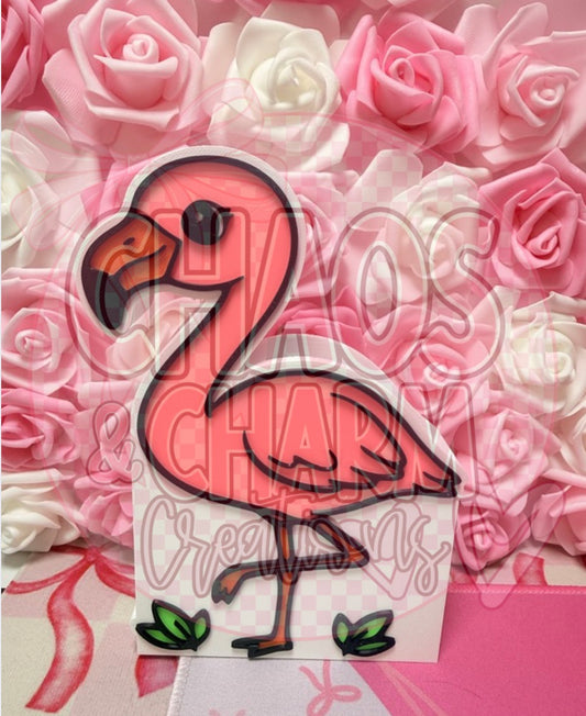 Pink flamingo 3D Pen Holder
