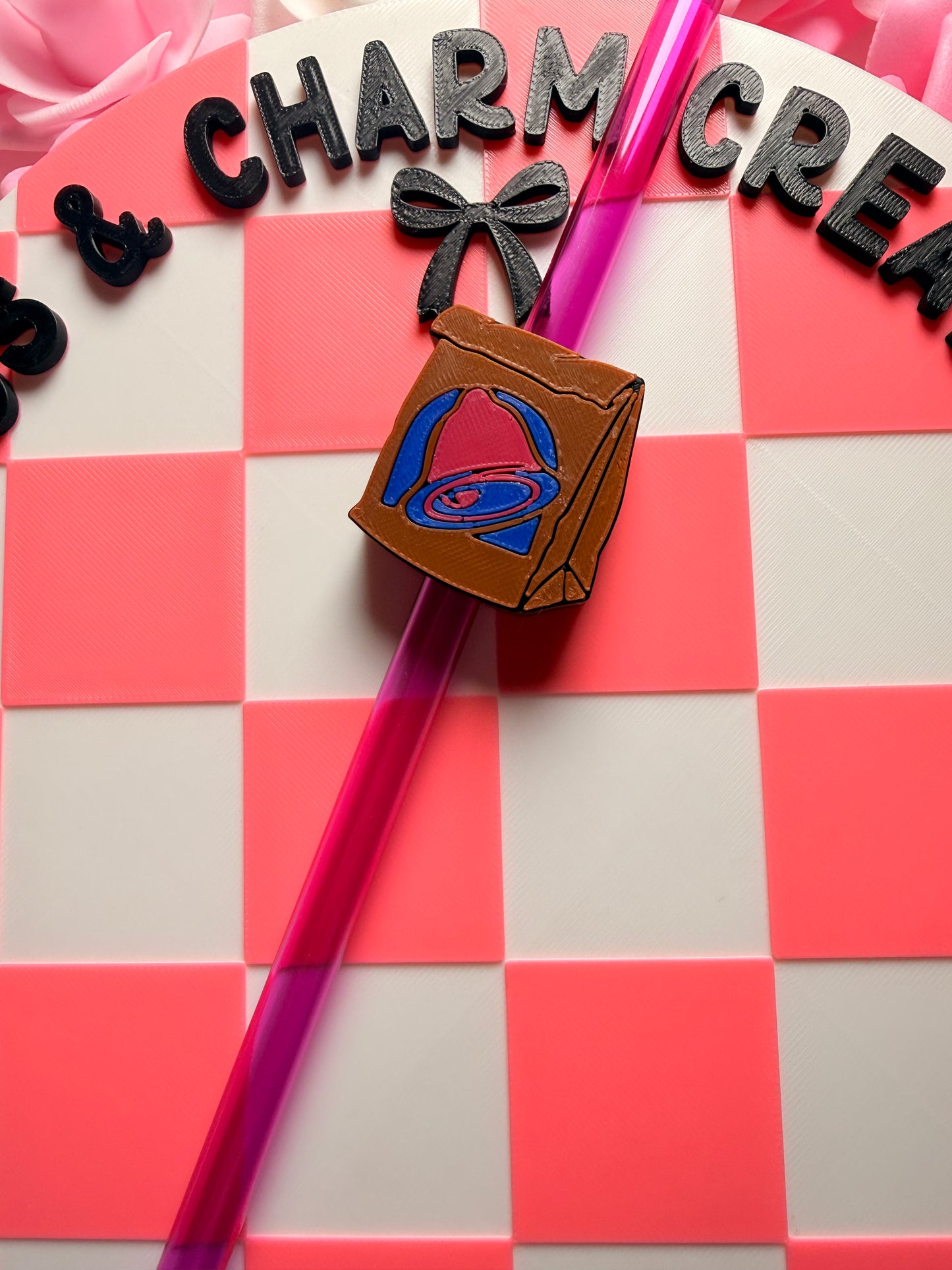 Taco Bell  Straw Topper