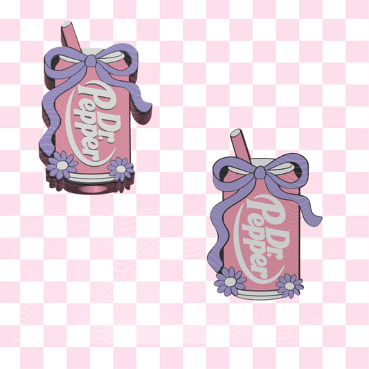 Dr.P Pink/Purple Straw Topper